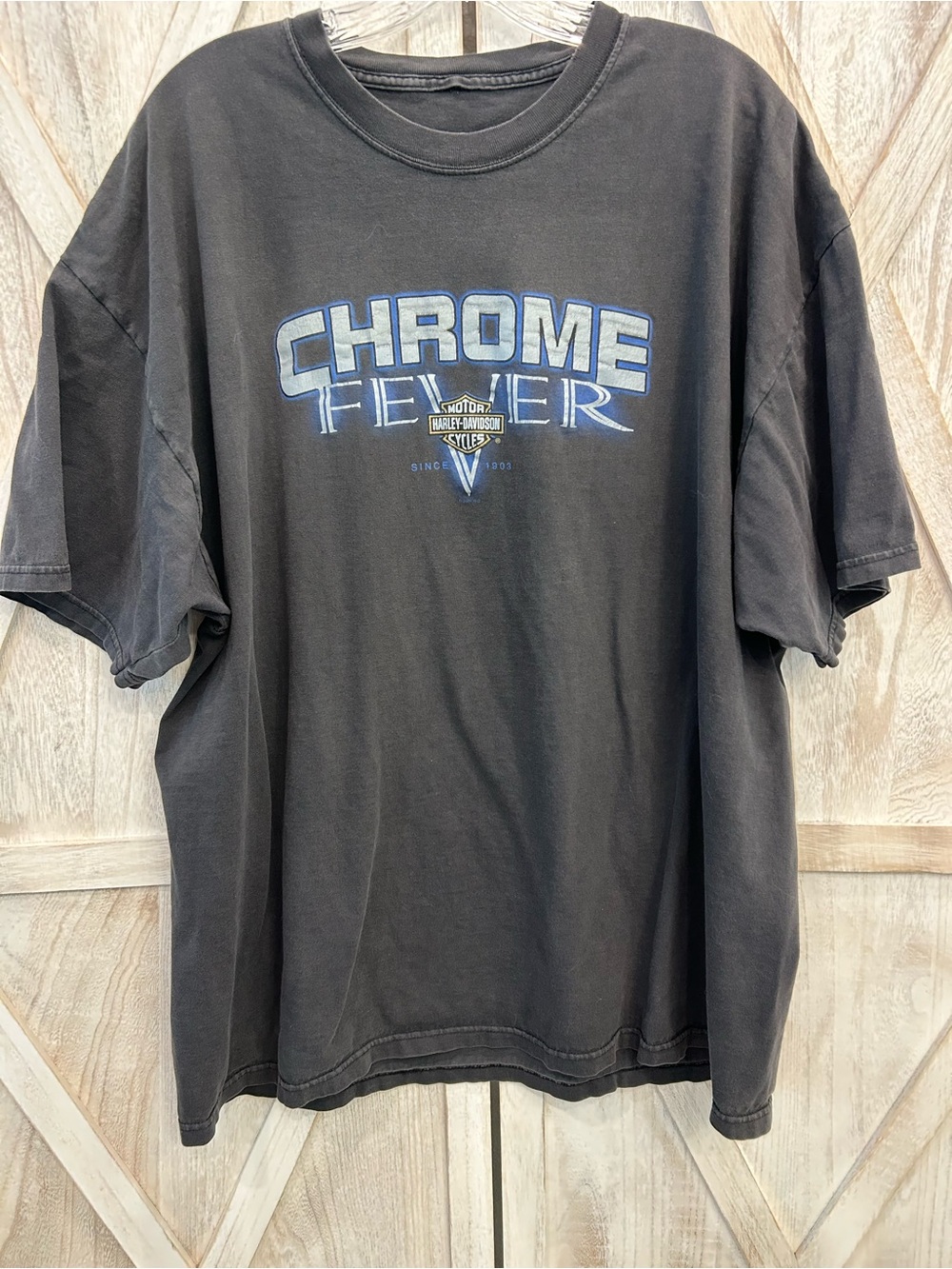Harley-Davidson “Chrome Fever" T-Shirt Sherman Texas Biker Graphic Tee
